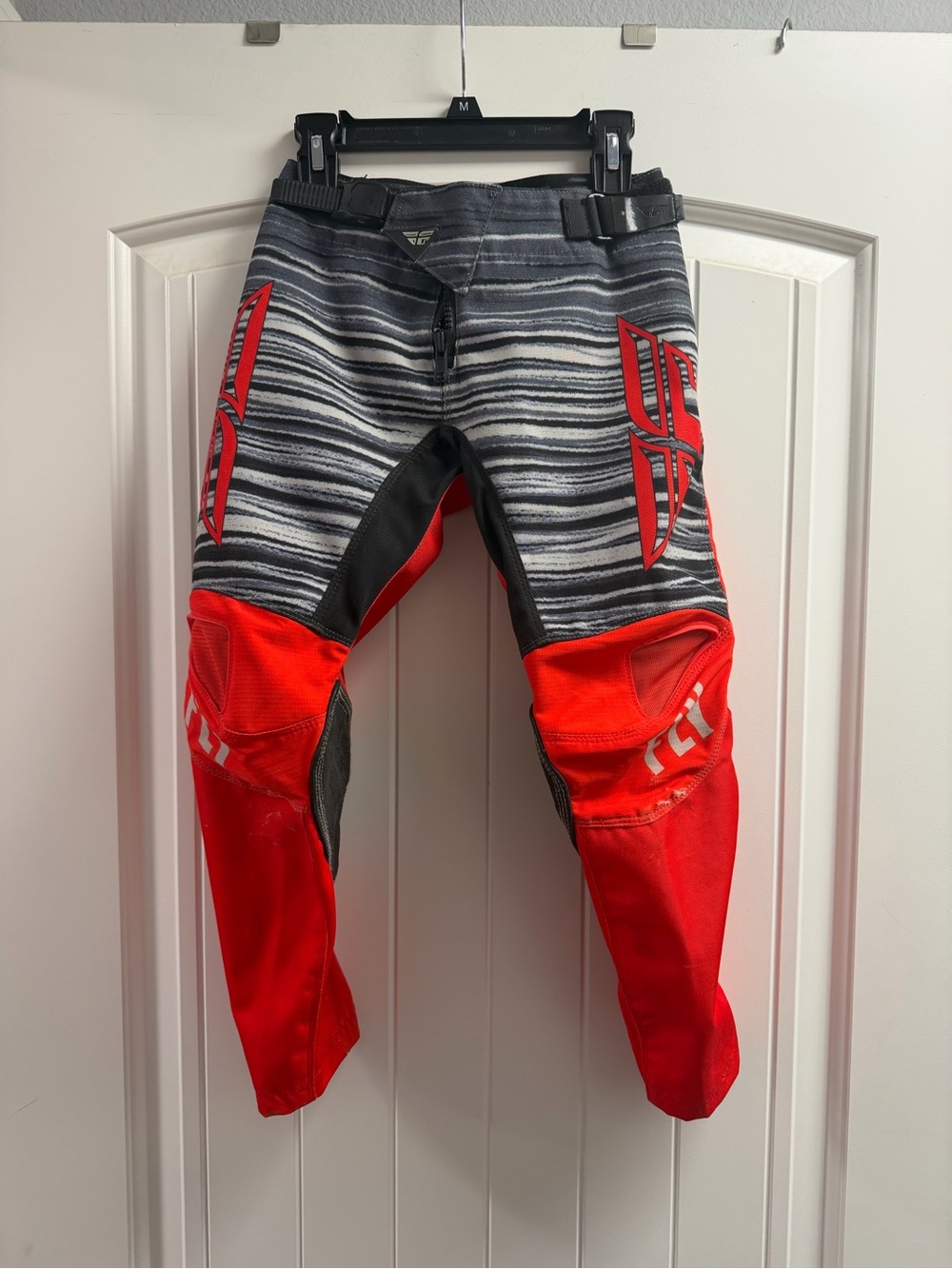 Youth FLY Racing Red Motocross Pants